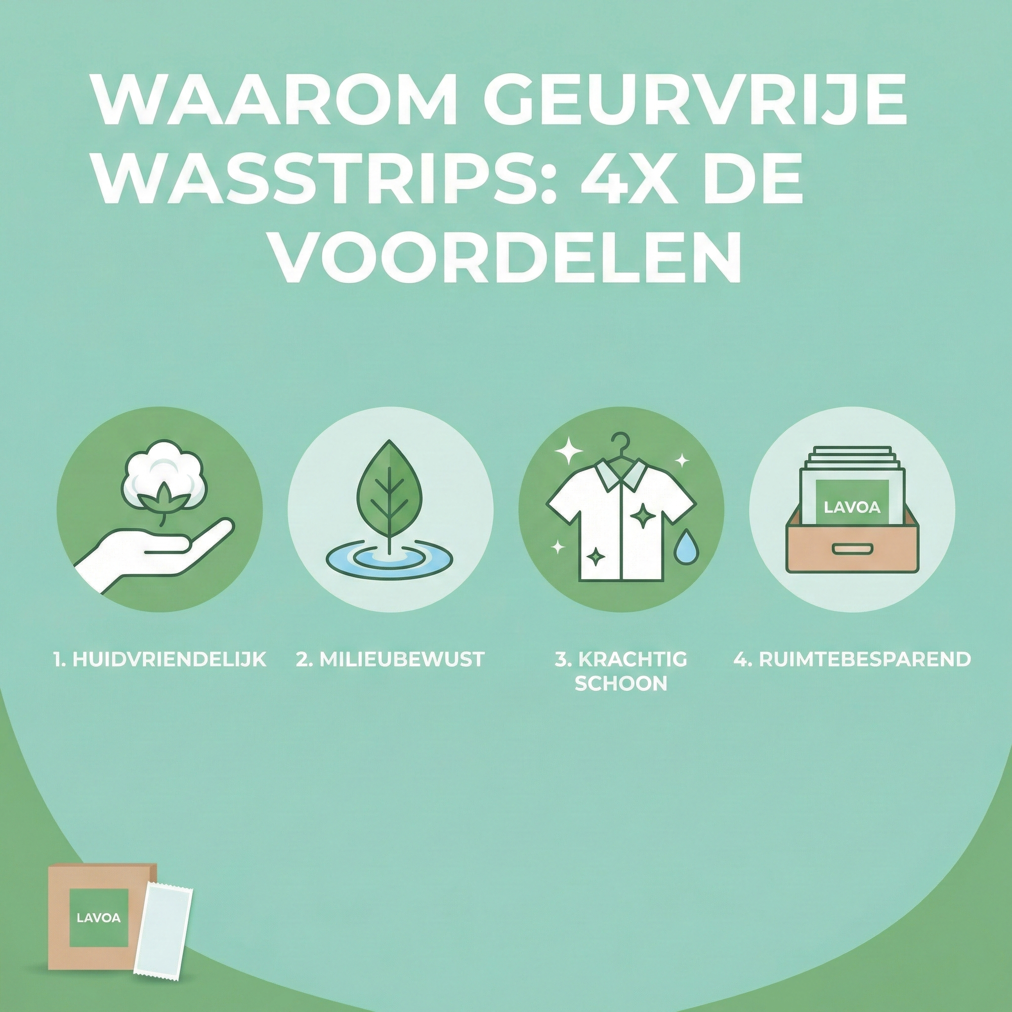 Waarom geurvrije wasstrips: 4x de voordelen
