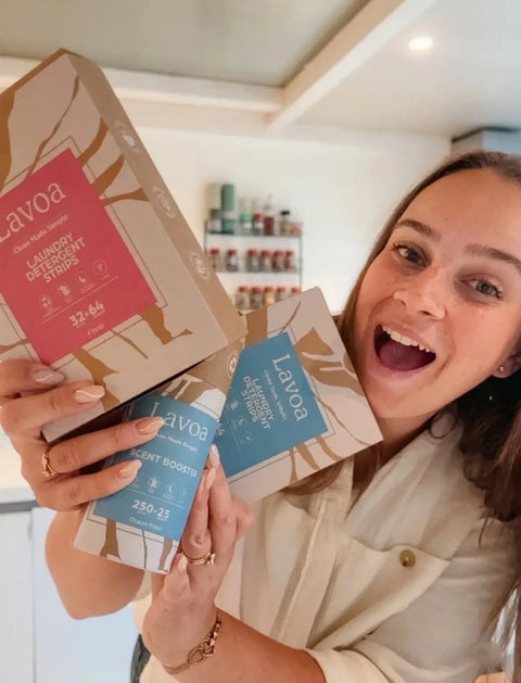 Kaia met Lavoa producten